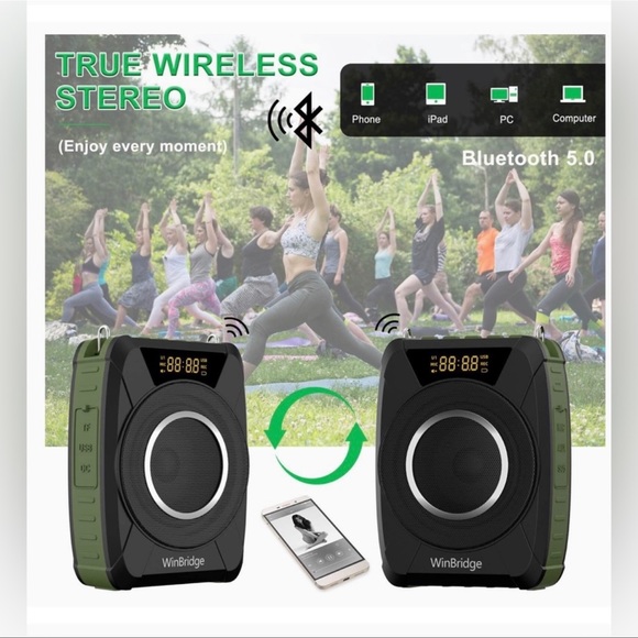 PA System/Voice Amplifier Wireless Mic Headset
Bluetooth 5.0 - Picture 10 of 12